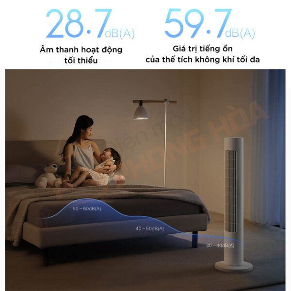 Không gian yên tĩnh với độ ồn thấp