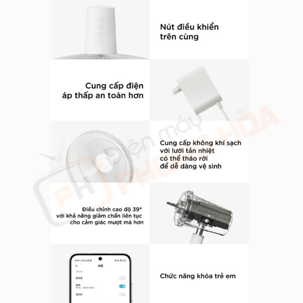 Tính năng an toàn và tiện ích khác