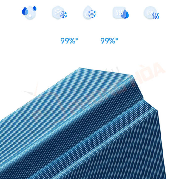 Tự làm sạch dàn lạnh với nhiệt độ 56°C