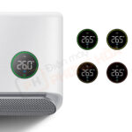 Trên sản phẩm có các chỉ số PM2.5, HCHO, CO₂