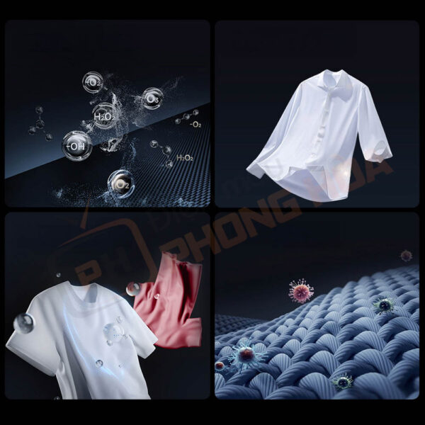 Giặt quần áo bằng công nghệ Blue Oxygen