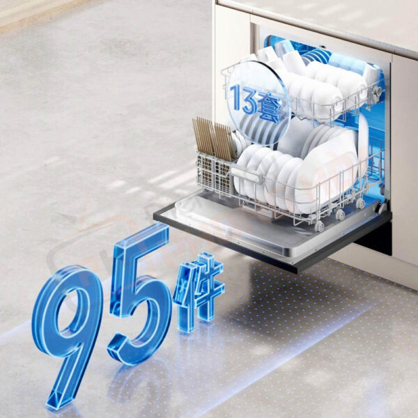 Dung tích lớn, đáp ứng nhu cầu rửa chén bát cho cả gia đình