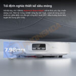 Roborock Qrevo EdgeT nổi bật với thân máy siêu mỏng chỉ 7.98cm