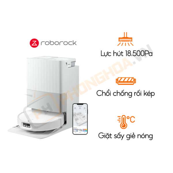 Robot hút bụi lau nhà Roborock Qrevo EdgeT – Bản Quốc Tế