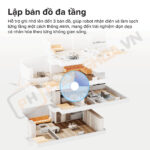 Lưu trữ lên đến 3 bản đồ cho nhà nhiều tầng