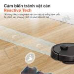 Công nghệ Reactive Tech giúp Roborock Q10 PF+ phát hiện và tránh vật cản thông minh, di chuyển linh hoạt