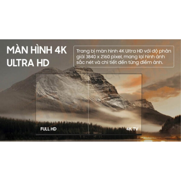 Màn hình với độ phân giải 4K hiển thị hình ảnh sắc nét