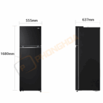 Tu lanh LG Inverter 266 lit GV B262BL 01 1