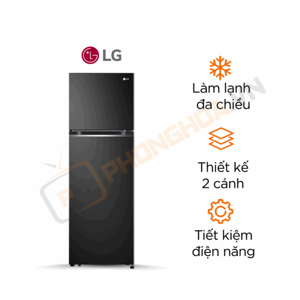 Tu lanh LG Inverter 266 lit GV B262BL Thumb