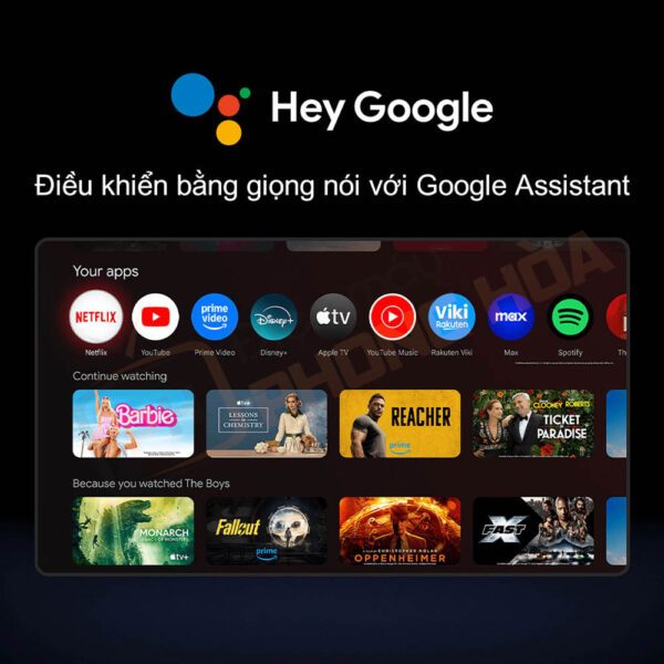Điều khiển dễ dàng bằng giọng nói với Google Assistant