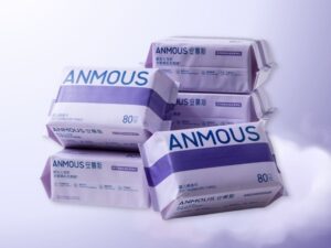 Khăn khô Anmous đa năng kháng khuẩn, bền dai, không xơ – An toàn cho cả gia đình (80 tờ)