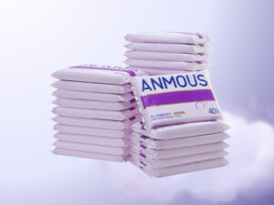 Khăn giấy Anmous tinh chất HA giữ ẩm bảo vệ da – An toàn cho trẻ nhỏ, người viêm mũi dị ứng (40 tờ)