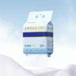 Khăn khô cao cấp Anmous Pro dạng rút treo tường, vân ngọc trai, dày mềm mịn, cho da nhạy cảm và trẻ nhỏ (120 tờ)