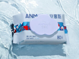 Khăn ướt cao cấp Anmous Squalane dưỡng ẩm sâu – Dày mềm vượt trội, hỗ trợ chăm sóc da khô (80 tờ)