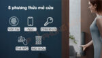 Chức năng mở khóa cửa mới và đa dạng phương thức