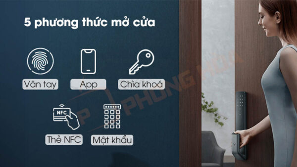 Chức năng mở khóa cửa mới và đa dạng phương thức