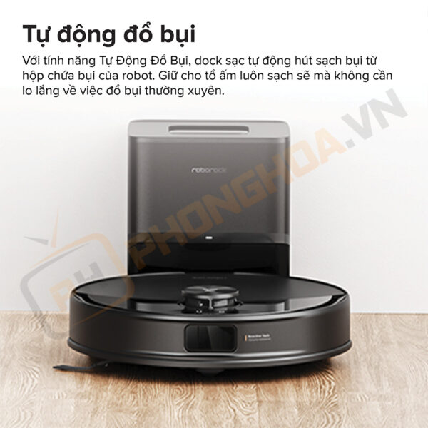 Trạm sạc tự động đổ bụi, không cần dọn thủ công trong nhiều tuần