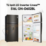 Tủ lạnh LG Inverter Linear™ 516L GN-D602BL