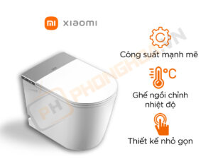 Bồn cầu thông minh Little Whale Mini – Thiết kế nhỏ gọn, điều chỉnh nhiệt độ theo mùa