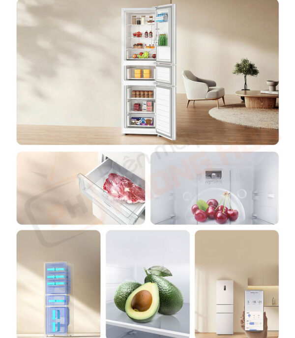 Các tính năng nổi bật của tủ lạnh 3 cánh Xiaomi Mijia 271L