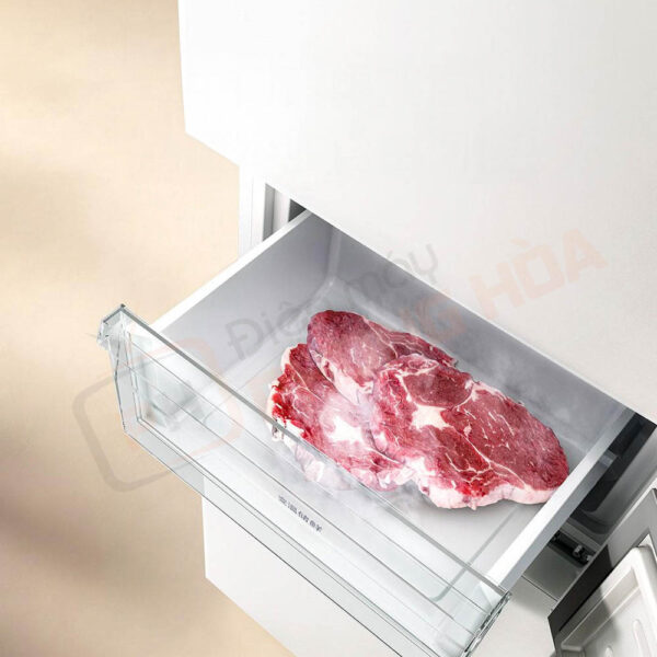 Ngăn đông mềm cao cấp với khả năng điều chỉnh nhiệt độ linh hoạt từ -20°C đến 5°C