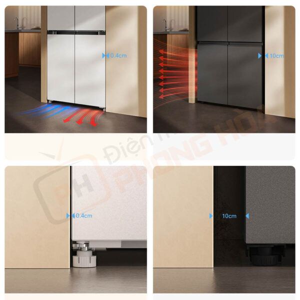 Trang bị hệ thống tản nhiệt đặt ở đáy và phía trước
