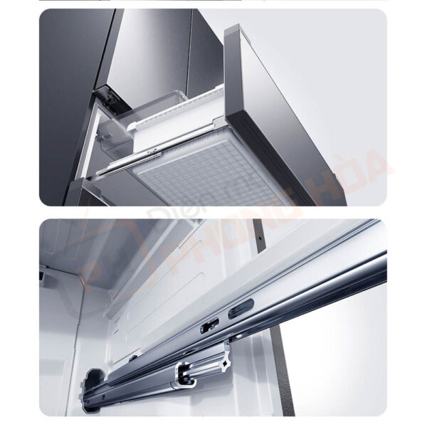 Thanh trượt 3 nấc bằng thép không gỉ