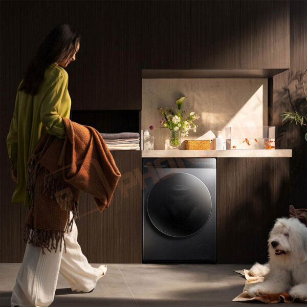 Chế độ giặt nước mạnh lưu lượng cao, cuốn trôi hiệu quả lông thú cưng và xơ vải còn bám lại.