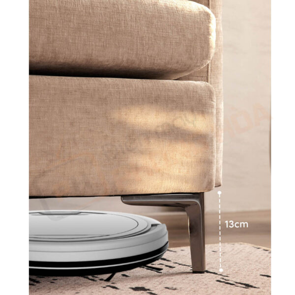 Khoảng sáng gầm ghế 13cm cho phép dễ dàng vệ sinh