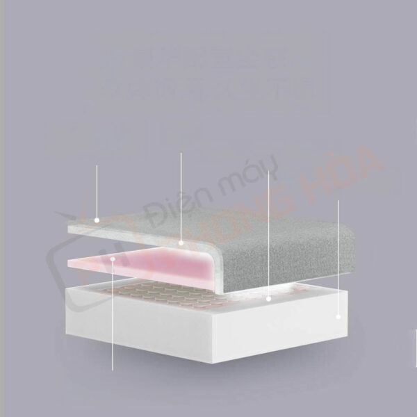 Ghế sofa vải 8H B1pro được trang bị 110 lò xo túi bằng thép không gỉ