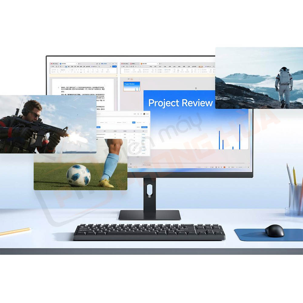 man hinh may tinh redmi a24 ips 24 inch 5 Tần số quét 144Hz cho chuyển động mượt mà, tối ưu cả làm việc lẫn giải trí.