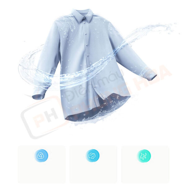 Mỗi chế độ giặt đều có dòng nước 3D siêu sạch