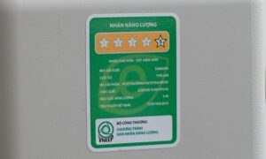 Nhãn năng lượng trên máy lạnh 5 sao