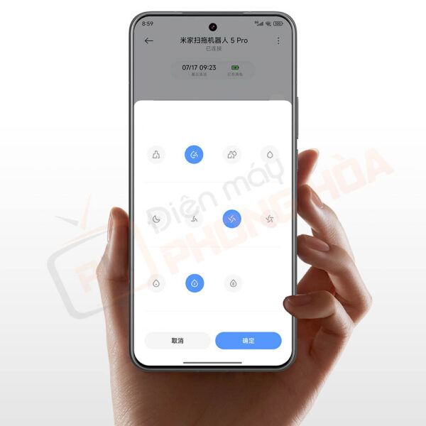 Kết nối và điều khiển qua app thông minh