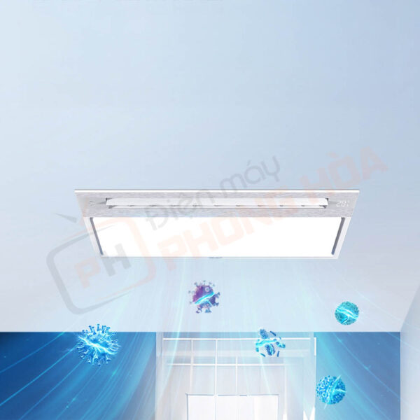 Công nghệ EcoPure sử dụng ion âm để khử khuẩn, vừa hiệu quả vừa thân thiện với môi trường.