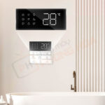 Công tắc cảm ứng LCD 9 nút dùng điện trực tiếp — không cần thay pin.
