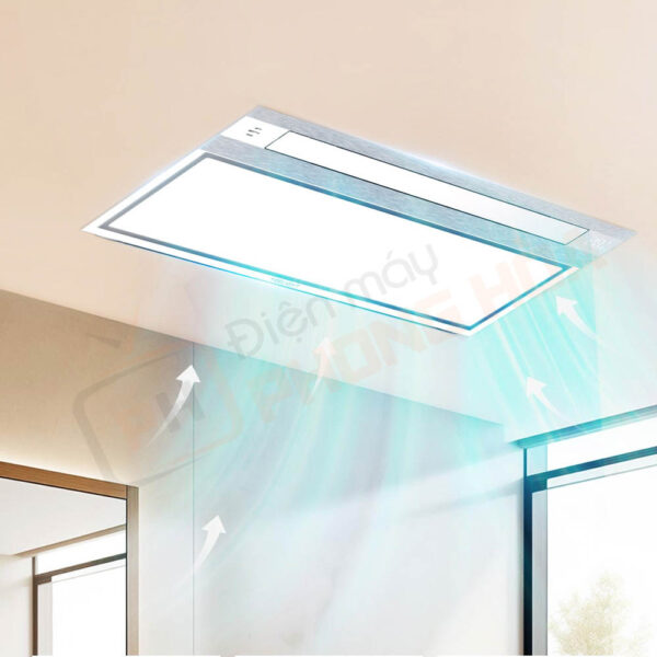 Cảm biến mùi tự động, khử mùi lạ liên tục theo thời gian thực.