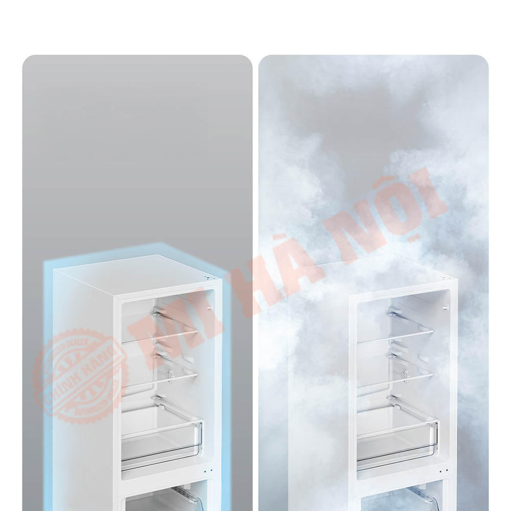 tu lanh 3 canh xiaomi mijia 216l 10 Thiết kế nguyên khối hạn chế rò rỉ khí lạnh