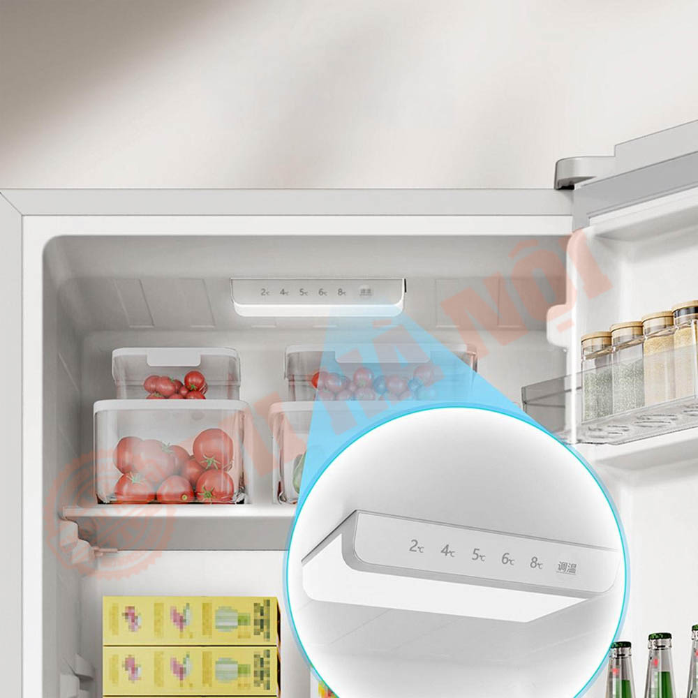 tu lanh 3 canh xiaomi mijia 216l 3 Điều khiển nhiệt độ 5 mức linh hoạt