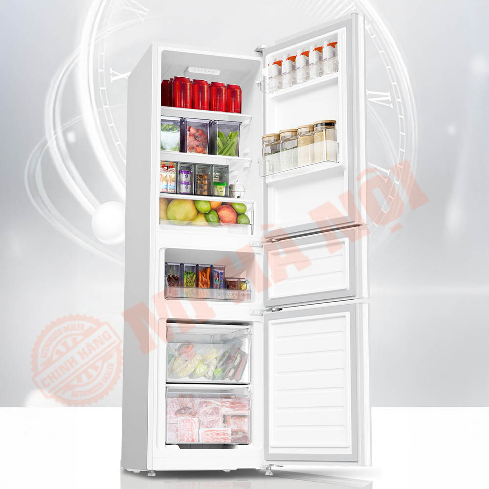 tu lanh 3 canh xiaomi mijia 216l 8 Thiết kế 3 ngăn khoa học