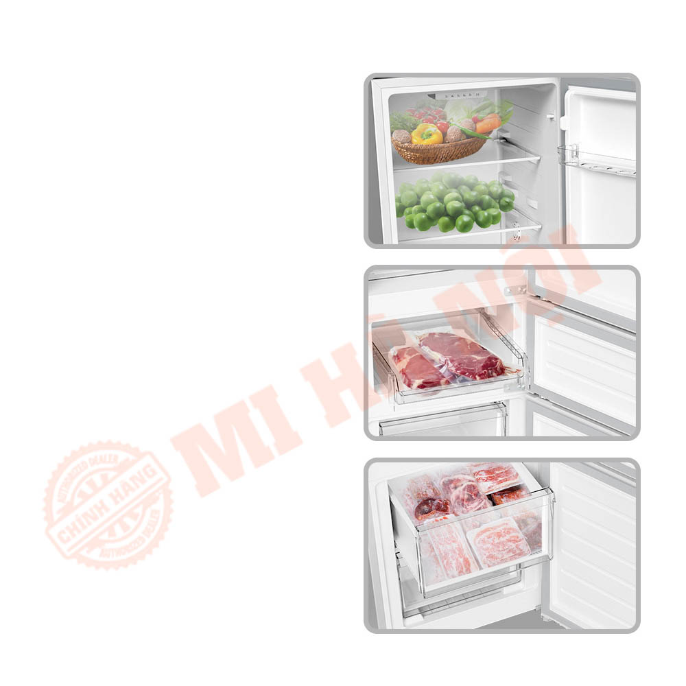 tu lanh 3 canh xiaomi mijia 216l 9 Thiết kế 3 ngăn khoa học