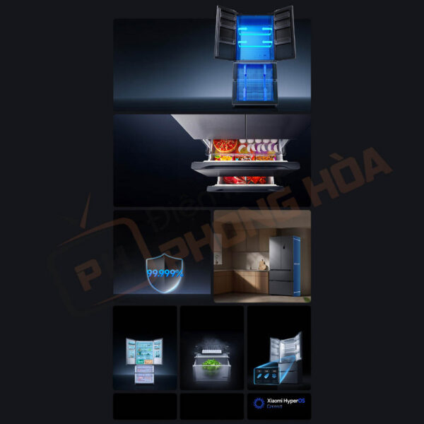 tu lanh 4 canh xiaomi mijia 513l pro 2