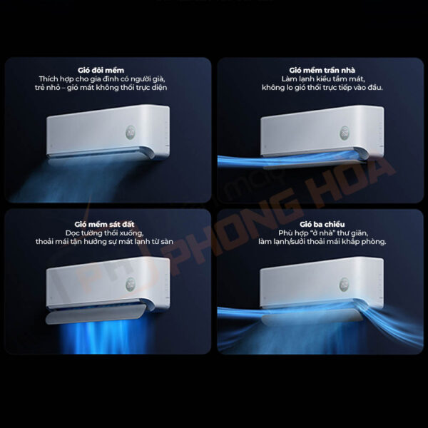4 chế độ làm mát