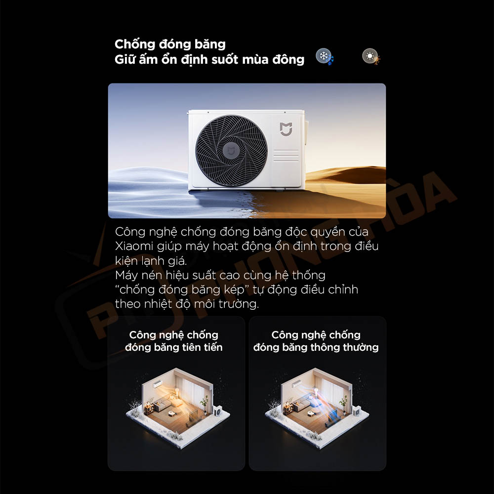 xiaomi mijia 32gw na20m2a12 Hoạt động ổn định trong dải nhiệt độ rộng