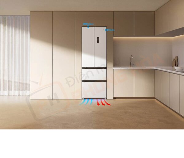 Mặt trước tủ phẳng liền mạch