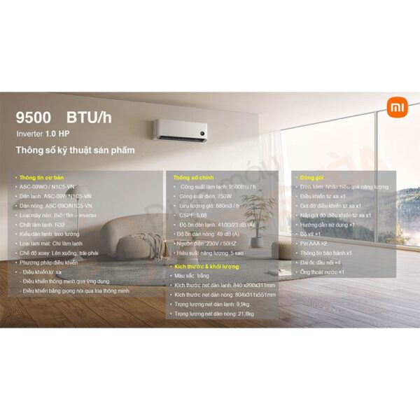 Thông số kỹ thuật chi tiết