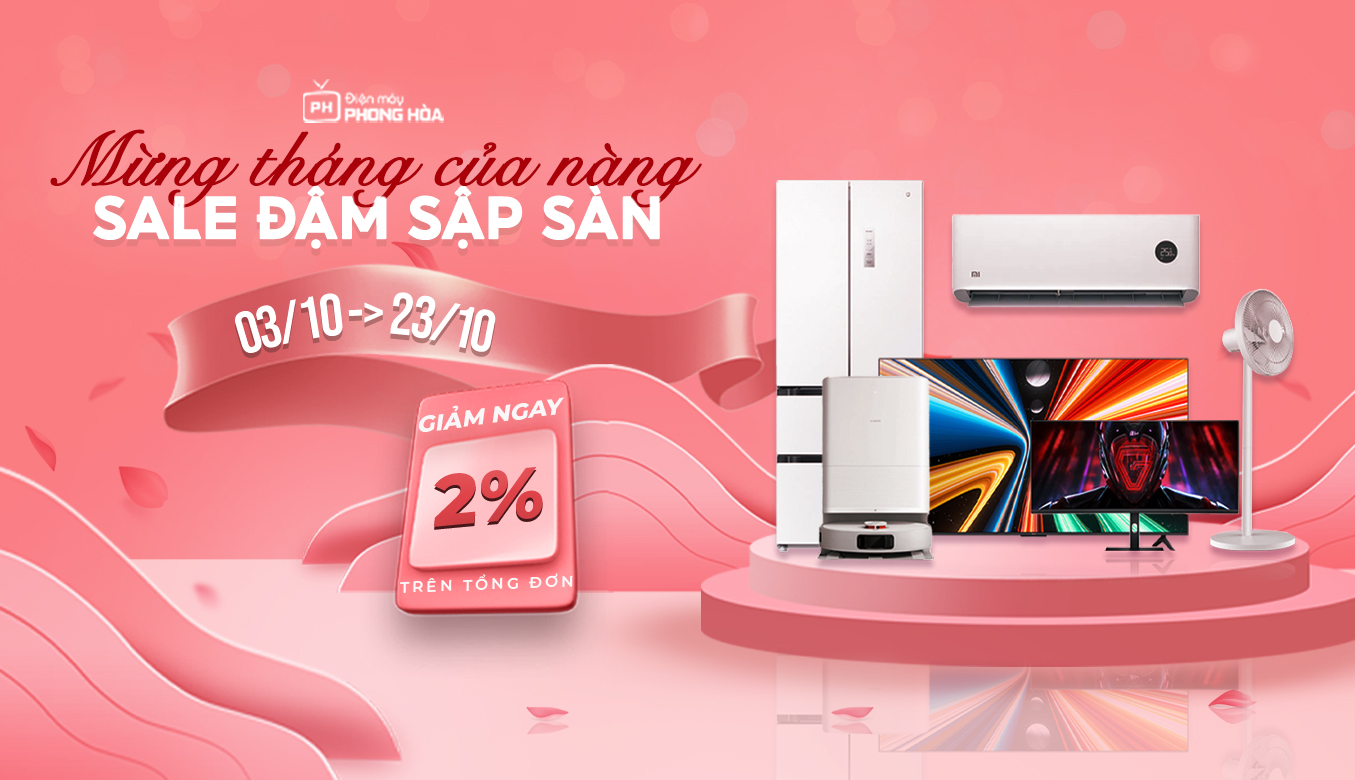 Mừng tháng của nàng – Sale đậm sập sàn