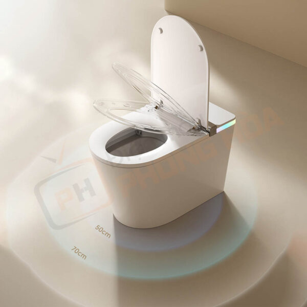Nắp mở tự động bằng sóng vi ba, tự động mở nắp khi có người tới gần