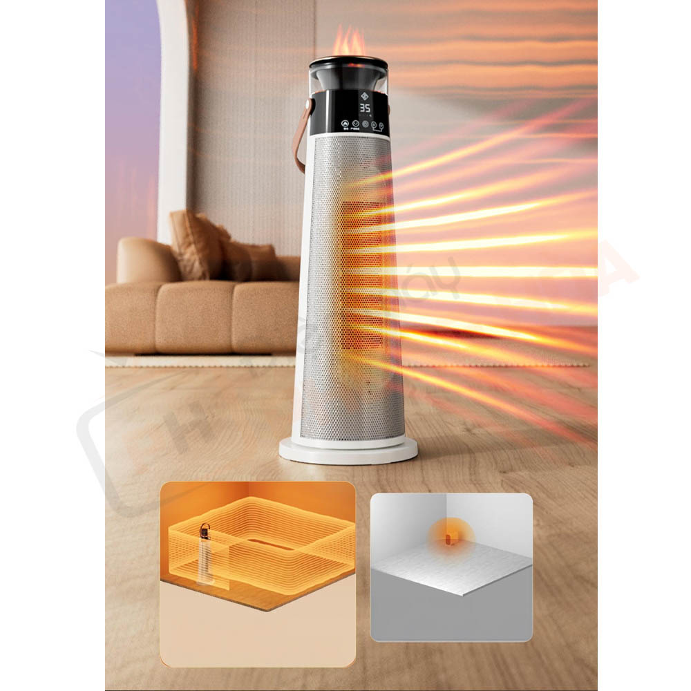 may suoi jipin graphene 10 Góc quay rộng 90°, phạm vi sưởi rộng, hiệu quả cao