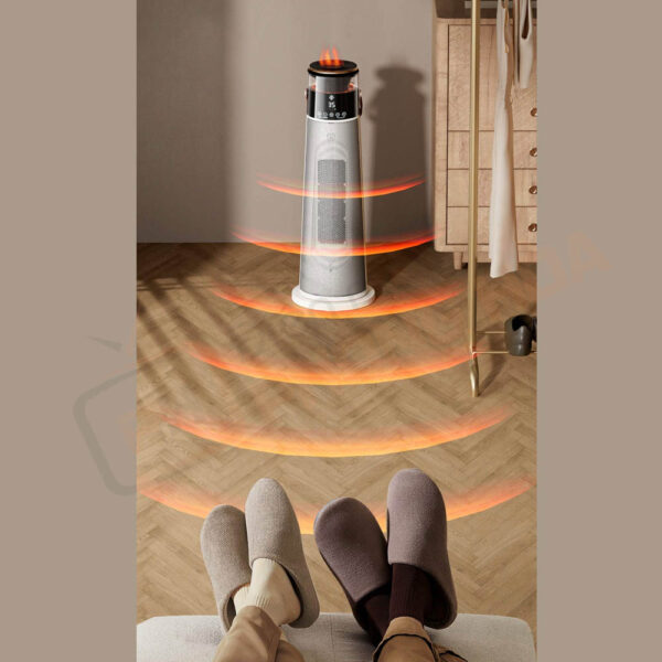 Gió thổi xa sưởi ấm phủ khắp mọi góc phòng